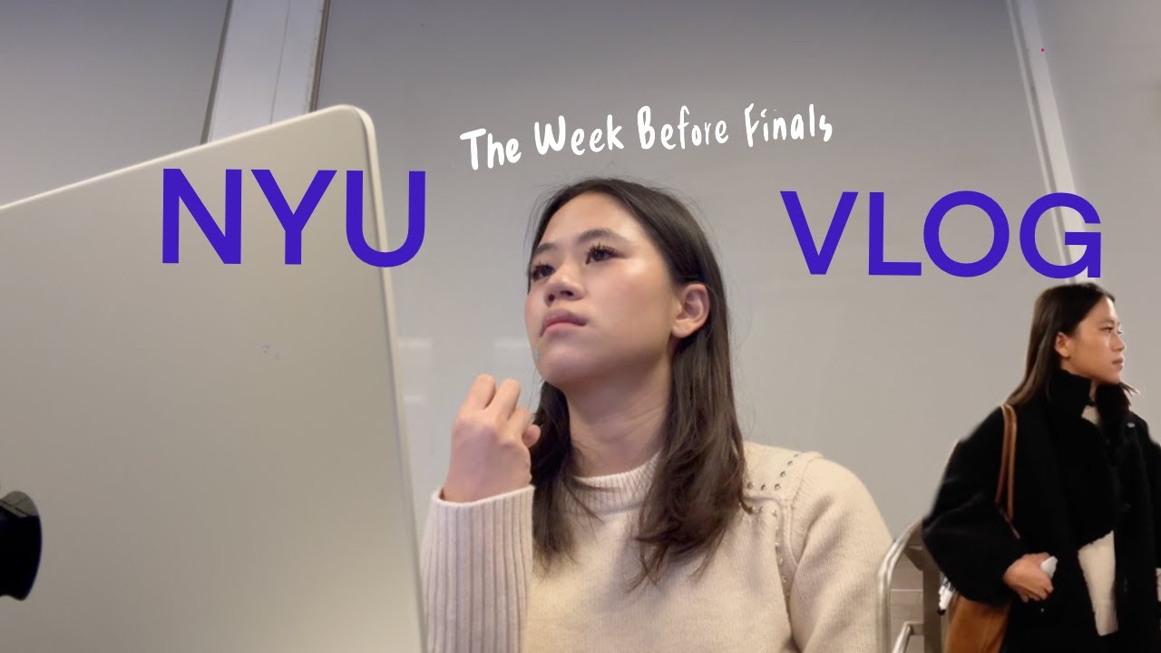 🇺🇸留學日記｜紐約大學上課vlog（期末考前一週）// NYU VLOG