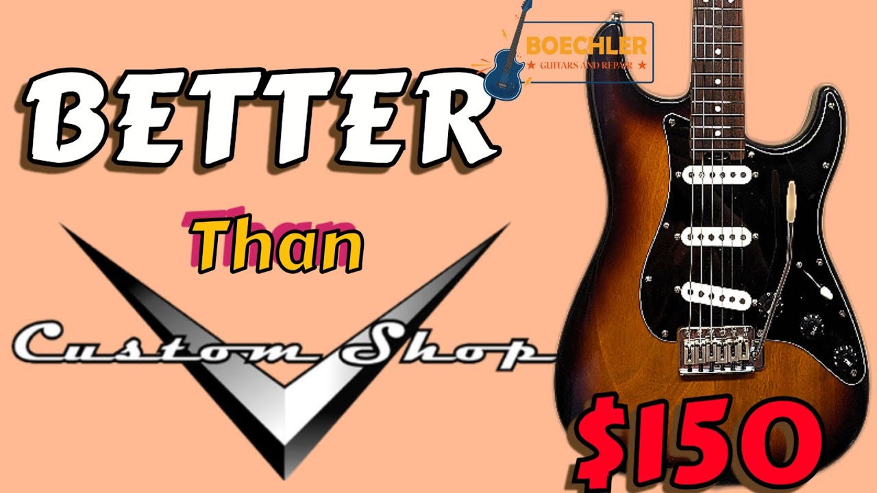Taking a $150 Guitar to CUSTOM SHOP Level- Eart SSS Upgrades and Mods