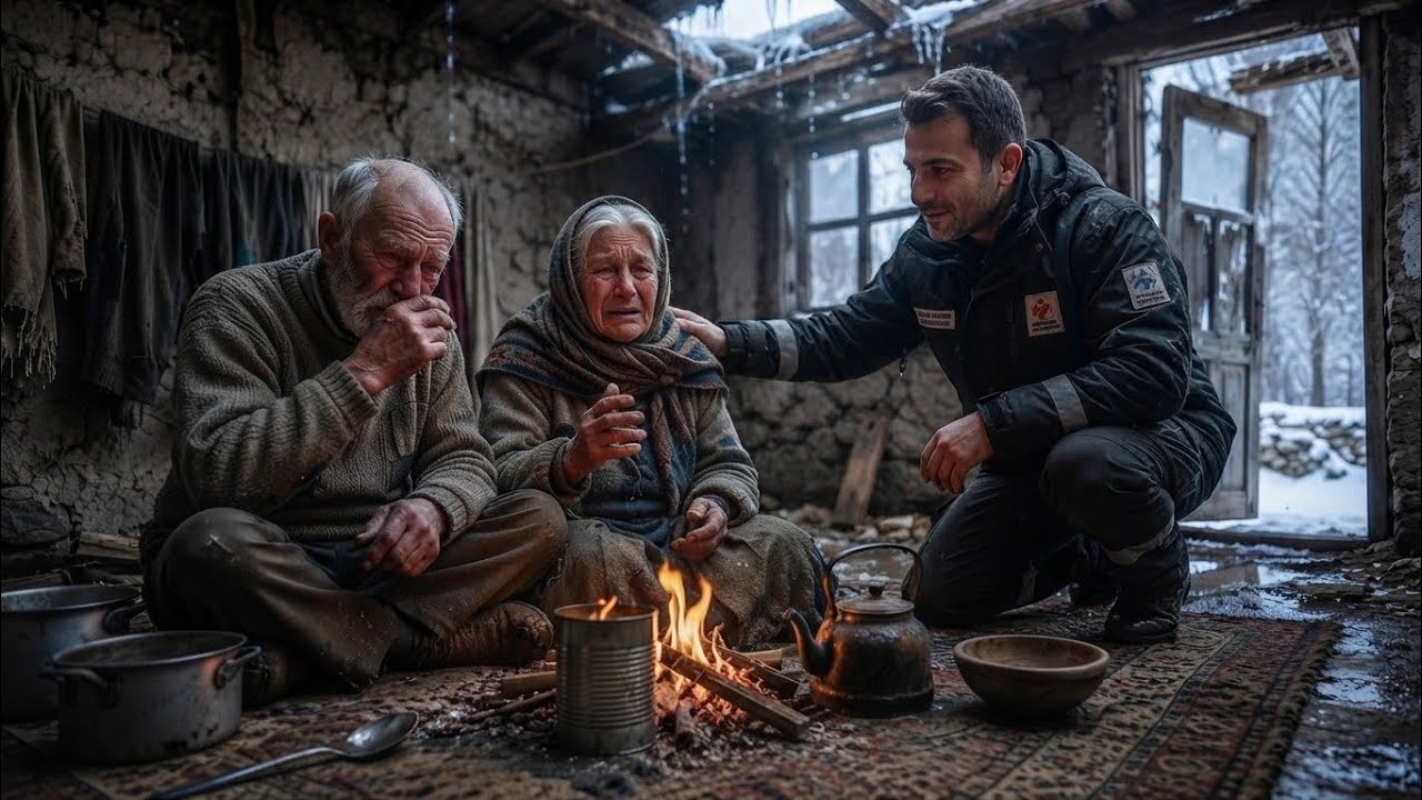 Poor Elderly Couple Living in a Broken House Until Rescue Team Built Their Dream Home