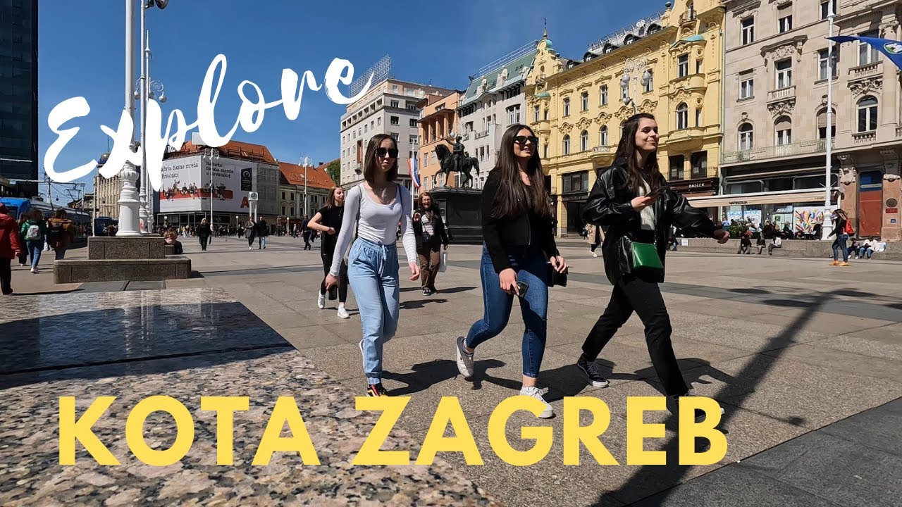 KROASIA VLOG - Kehidupan di Pusat  Kota Zagreb, Kota Kecil Yang Menawan Di Eropa