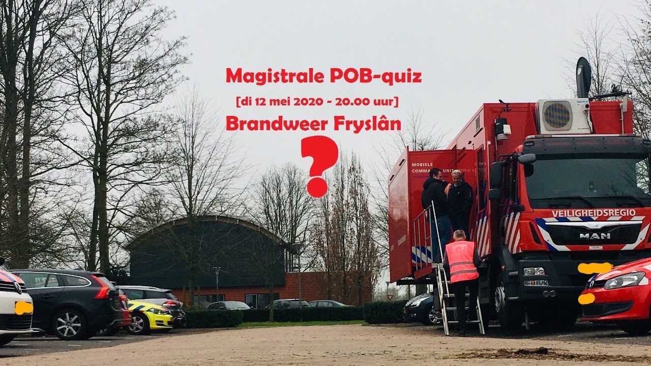 ✨ Magistrale POB-quiz - Brandweer Fryslân 👨🏼‍🚒