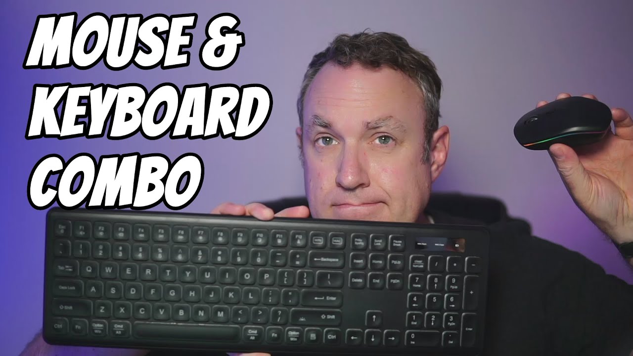 Rechargeable Mouse and Keyboard Combo with RBG lights. (Trueque)