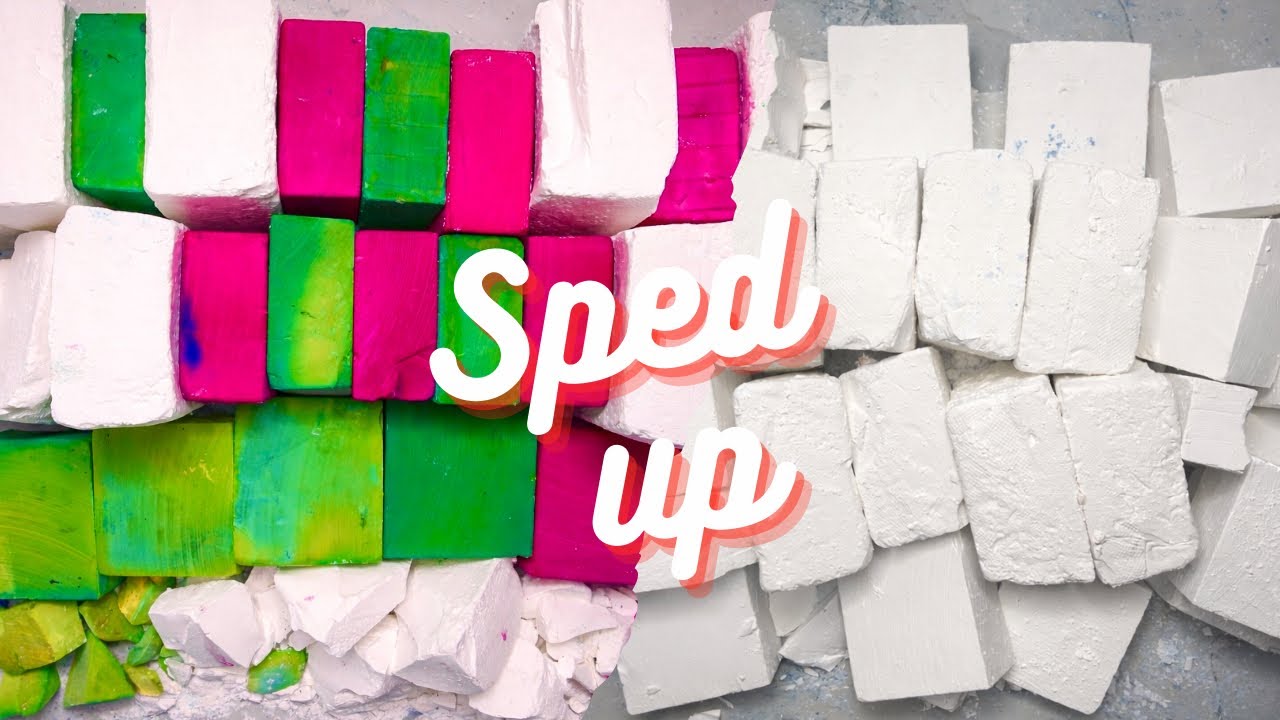 “Sped Up” Unpolished Jumbo Blocks and Dyed Blocks “Double Speed Double Fun 🤩 “ 