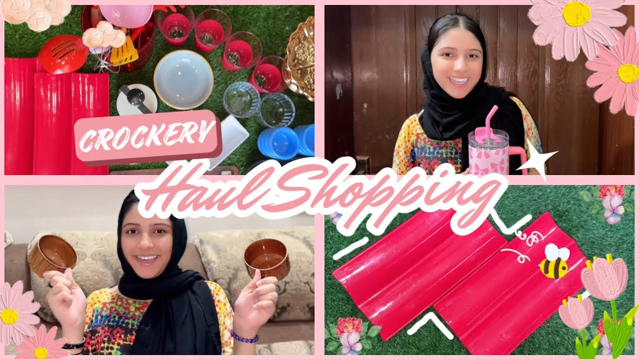 CROCKERY SHOPPING HAUL VIDEO || Aimen Nadeem 