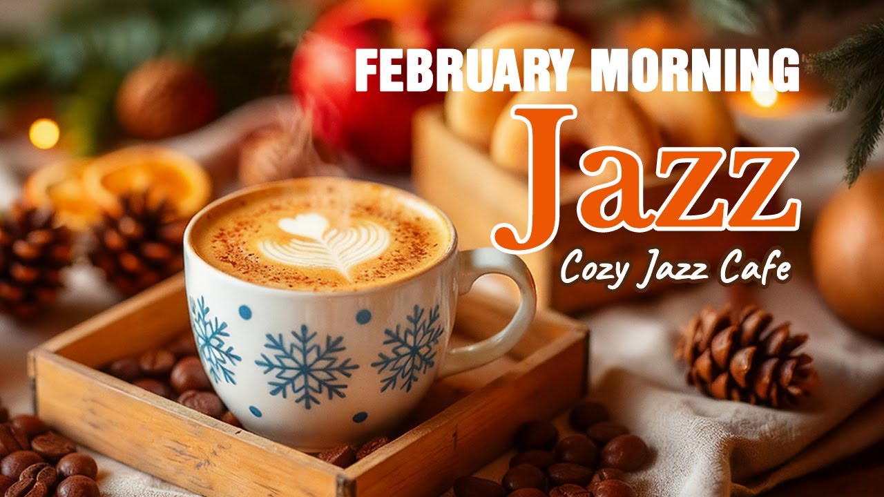 February Morning Jazz☕Cheerful Bossa Nova Instrumental & Soothing Jazz Cafe Music for Energy the day