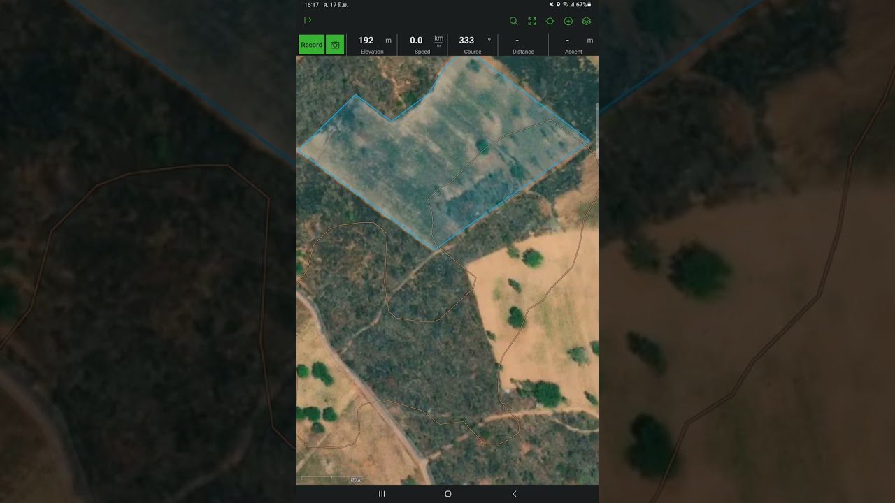 การใช้ app Gaia gps ในการสำรวจภาคสนามสำหรับวาดแปลงที่ดิน