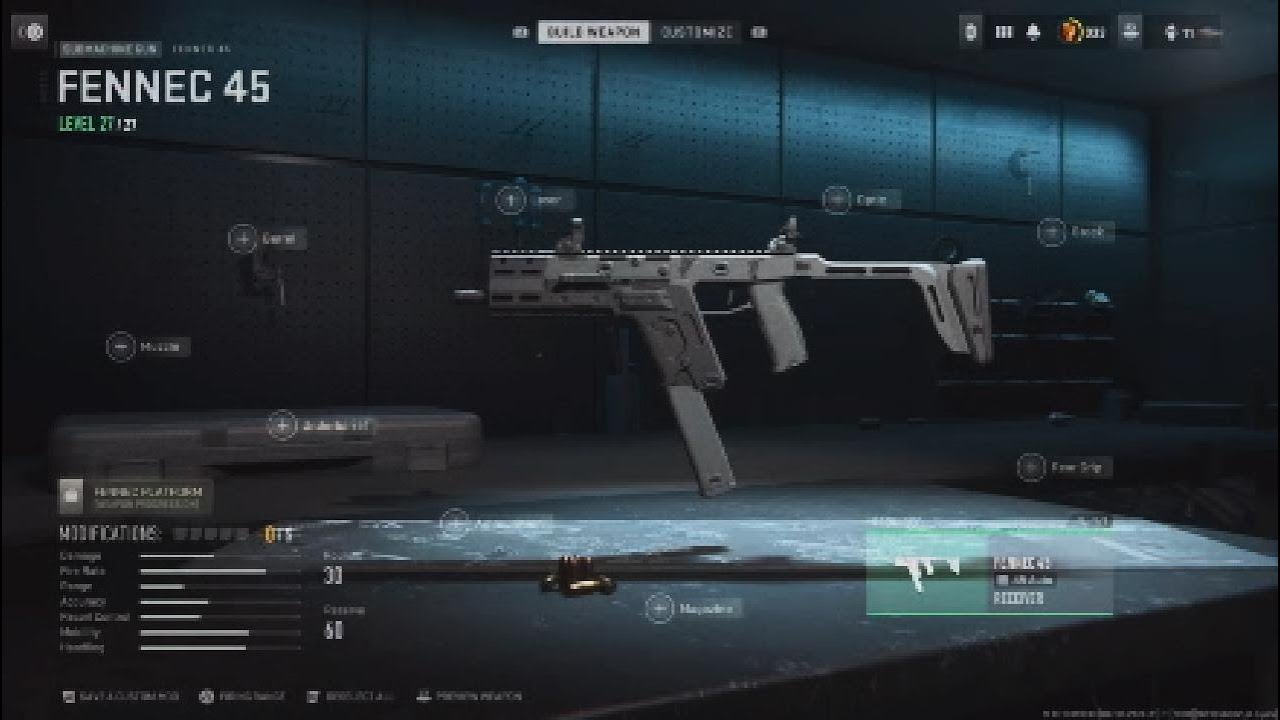 Call of Duty - MW2 - All SMG Attachments ~ FENNEC 45
