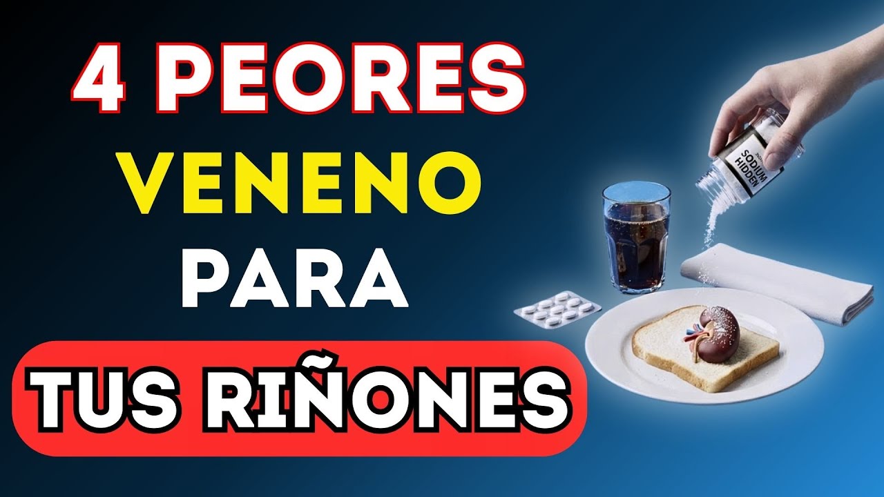 4 VENENOS que DESTRUYEN tus RIÑONES sin que lo sepas – Protégelos Naturalmente