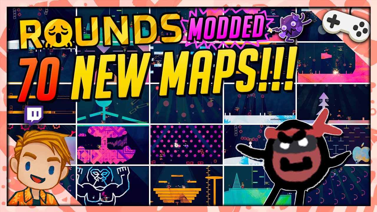 TRYING OUT 70 NEW MODDED MAPS IN ROUNDS!!!