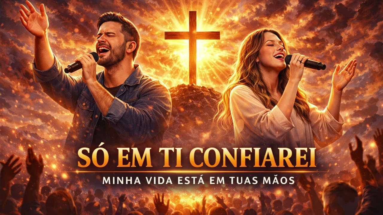 SÓ EM TI CONFIAREI | Minha Vida Está em Tuas Mãos 🙏🔥 (Louvor de Entrega e Confiança)