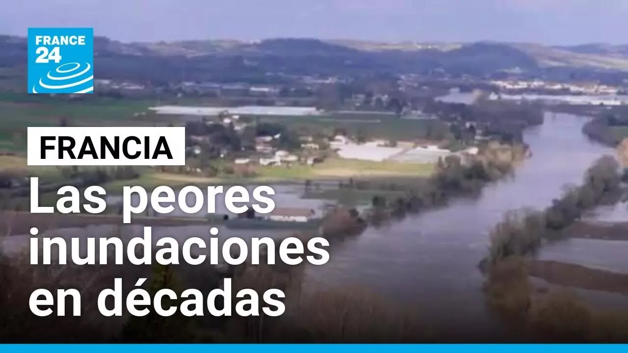 Francia: alerta por inundaciones en varias regiones y aumento del nivel en el Río Sena