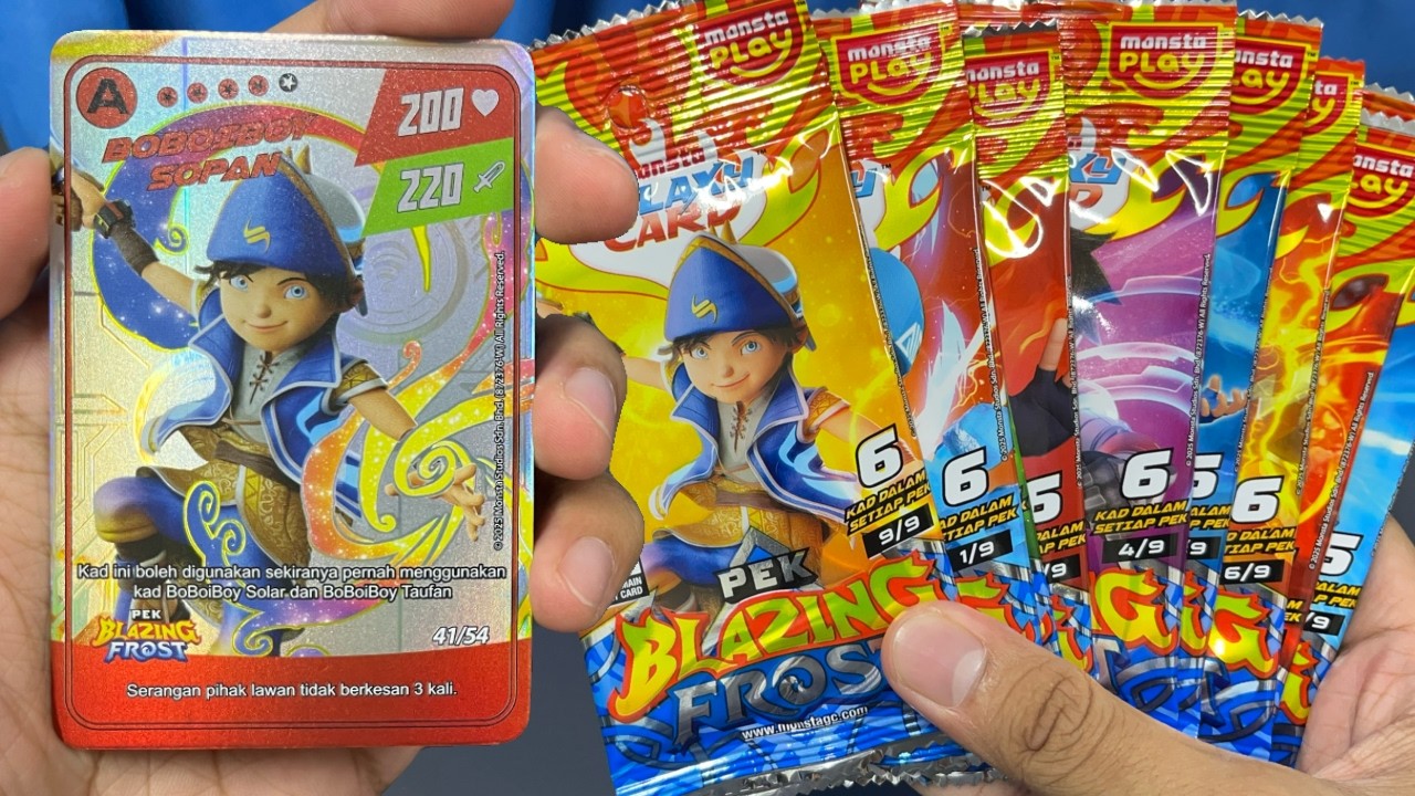 Unboxing Pek Blazing Frost! | BoBoiBoy Galaxy Baraju