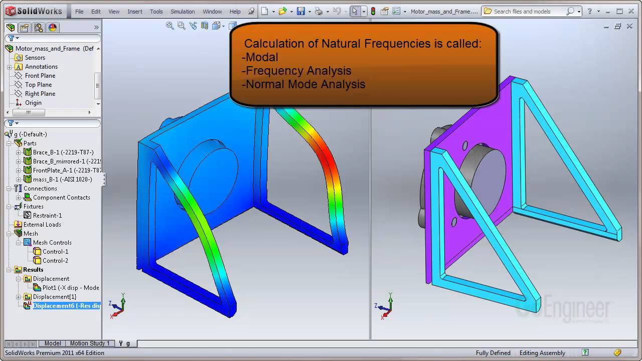 Совет по SOLIDWORKS: собственные частоты, формы колебаний и учебный курс по вибрации