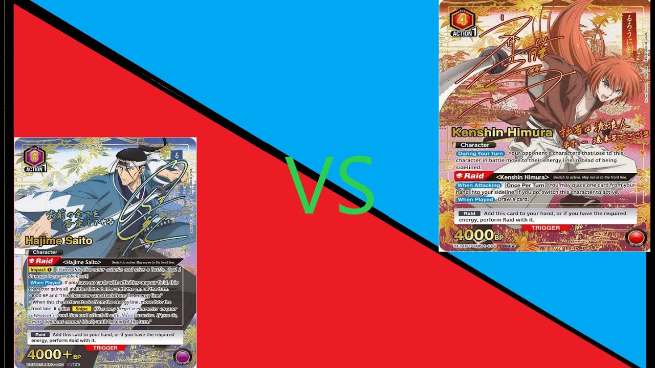 Union Arena Locals 10/9 Finals Purple Kenshin (Hajime) vs Red Kenshin (Kenshin)