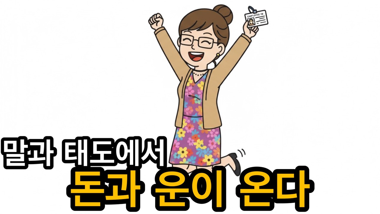 말과 태도에서 돈과 운이 온다. (돈을 끌어당기는 부자의 언행.)