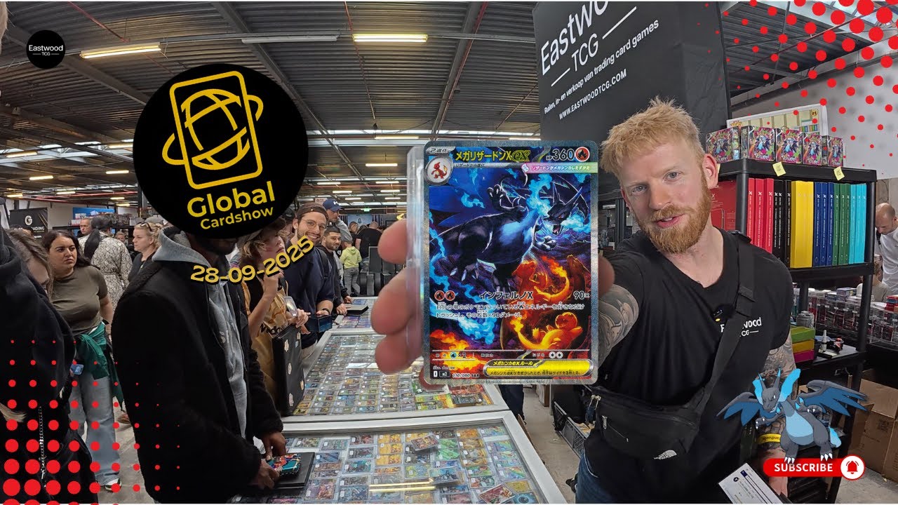 BLIJE GEZICHTEN EN VETTE KAARTEN! 😍 | Eastwood TCG op de Global Card Show 04-10-2025! #pokemon #tcg