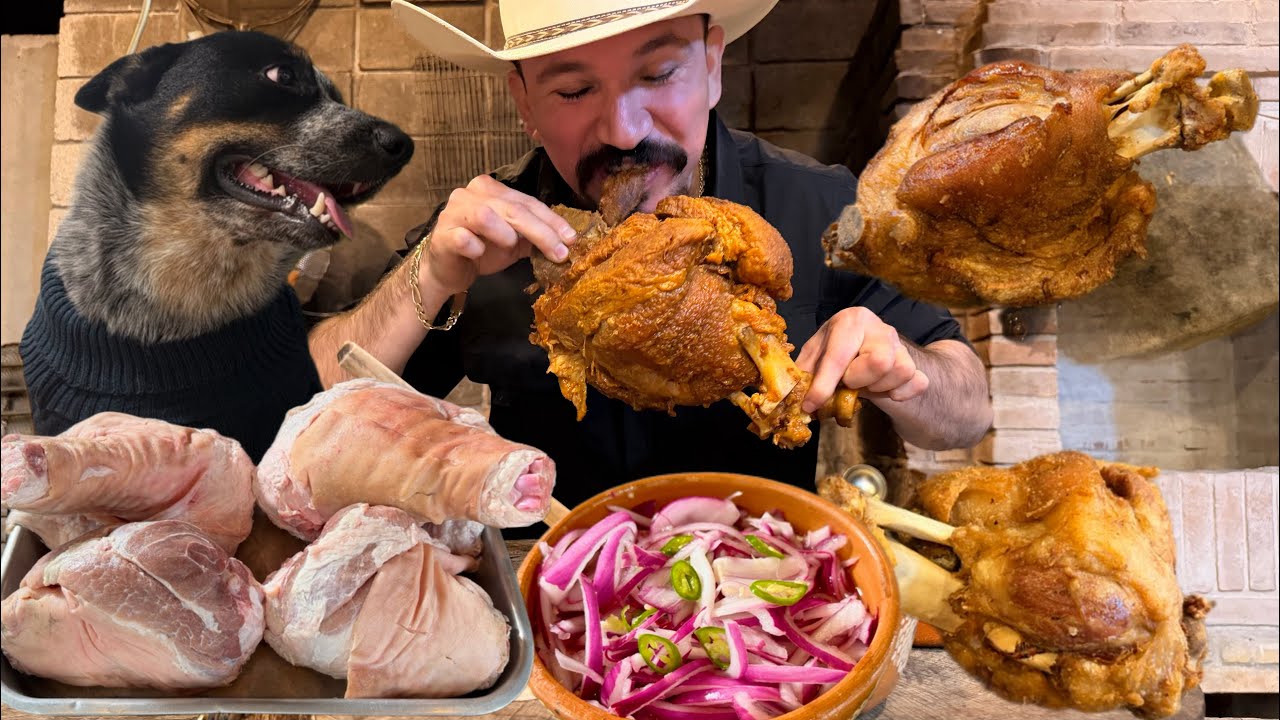 CHAMORROS DE PUERCO en caldillo al estilo Mi Ranchito y pesca 🍖🍖🍖🐷🐷🐷#trending #viral #puerco 