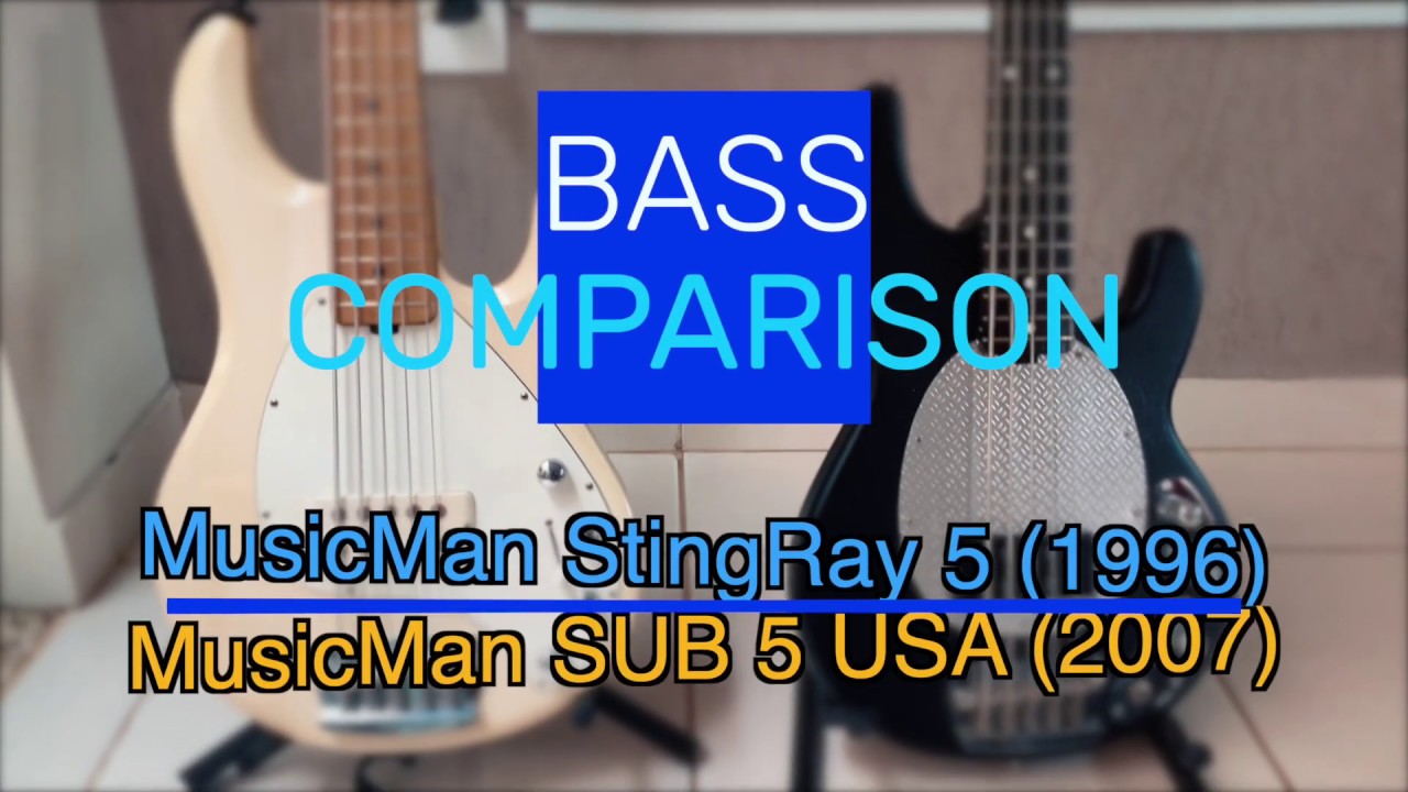 BASS COMPARISON- MusicMan StingRay 5 VS SUB USA 5