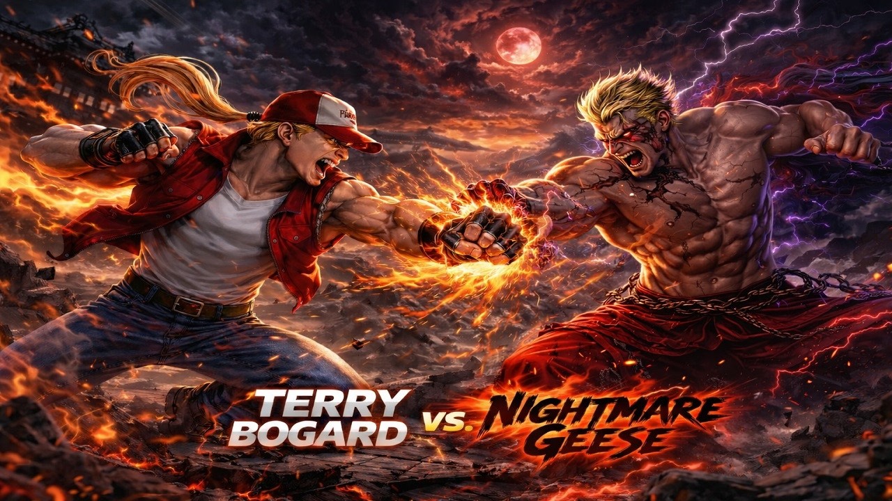 Mugen - (Fatal Fury) Terry Bogard Vs Nightmare Geese | DeathBattle!