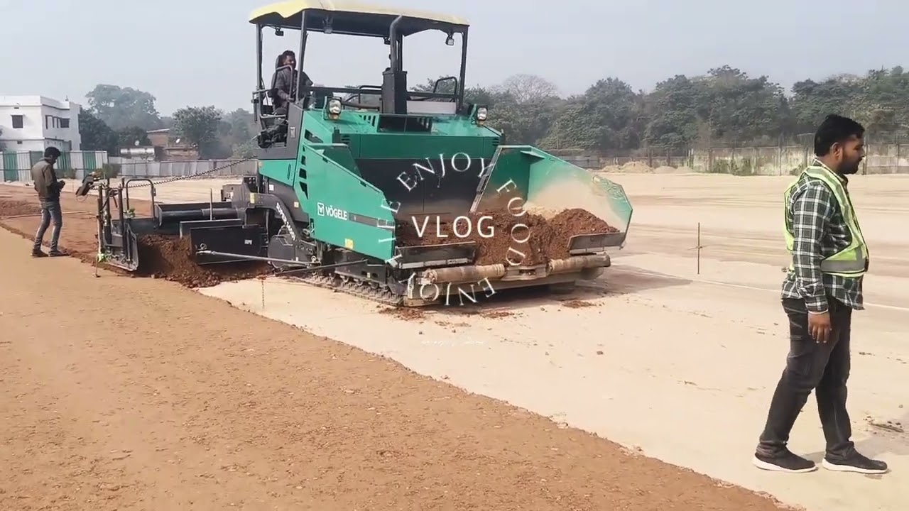 Wmm layer laying 2nd day airport darbhanga