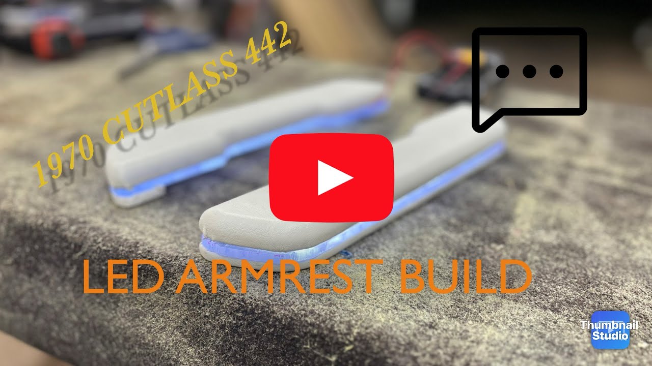 🚨Led armrest build for a 1970 cutlass🚨