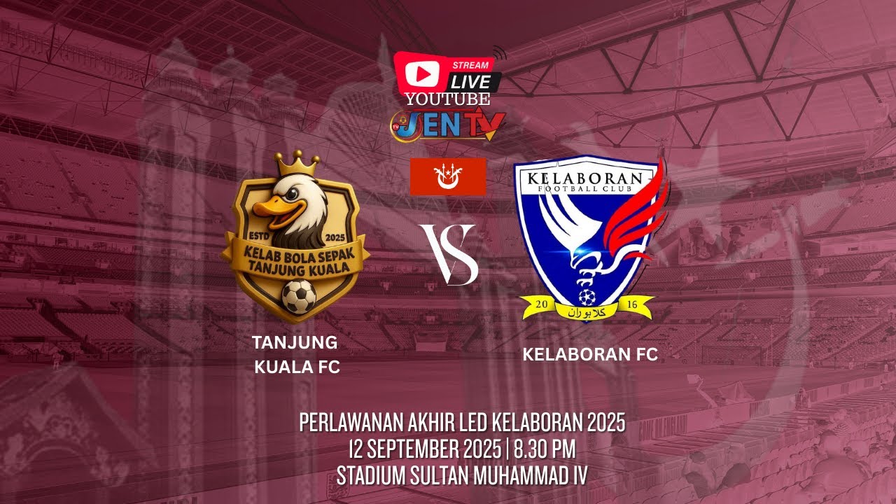 [LIVE] FINAL TANJUNG KUALA FC VS KELABORAN FC : LED KELABORAN 2025