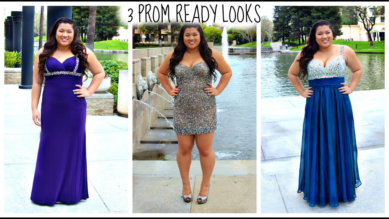 3 Prom Ready Looks! Prom Hair, Makeup, & Dress Ideas!