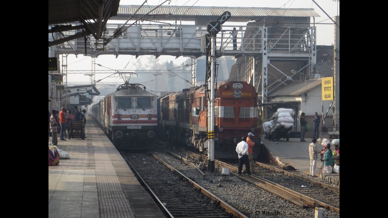 Mumbai Ahmedabad Full Journey Compilation: Shatabdi Overtake and High Speed Crossings