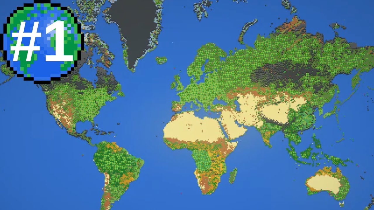 I Recreated Planet EARTH in WorldBox! - WorldBox #1