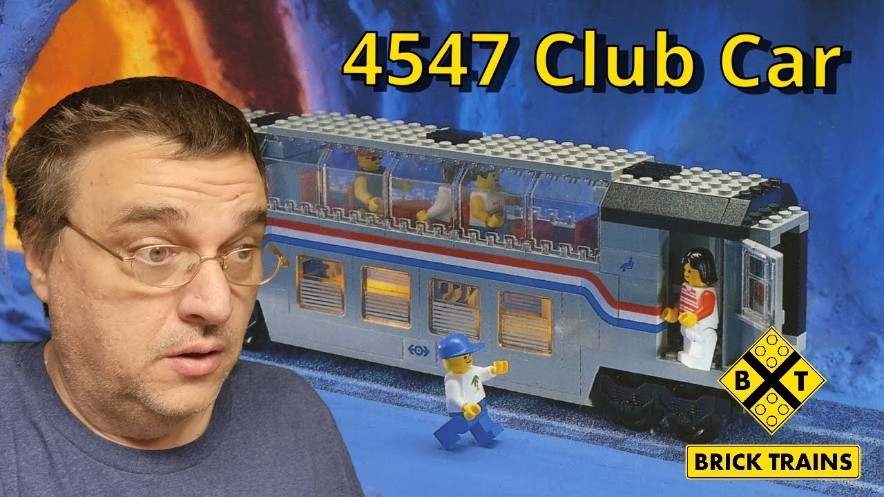 LEGO Set 4547  Railroad Club Car (Trains)(9V) : Wednesday Show & Tell