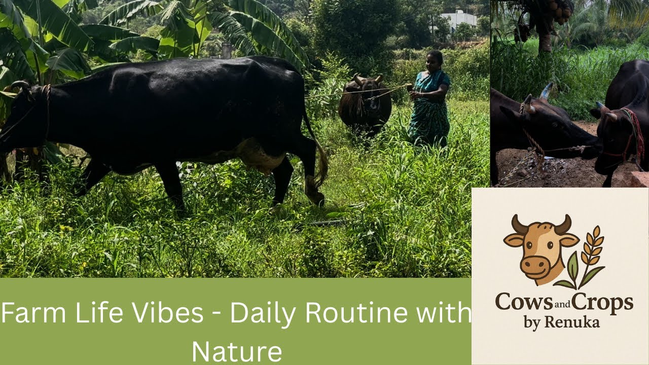 A Day in Village Life with Renuka | Feeding Cows & Goats, Maize Harvest & Farming Routine