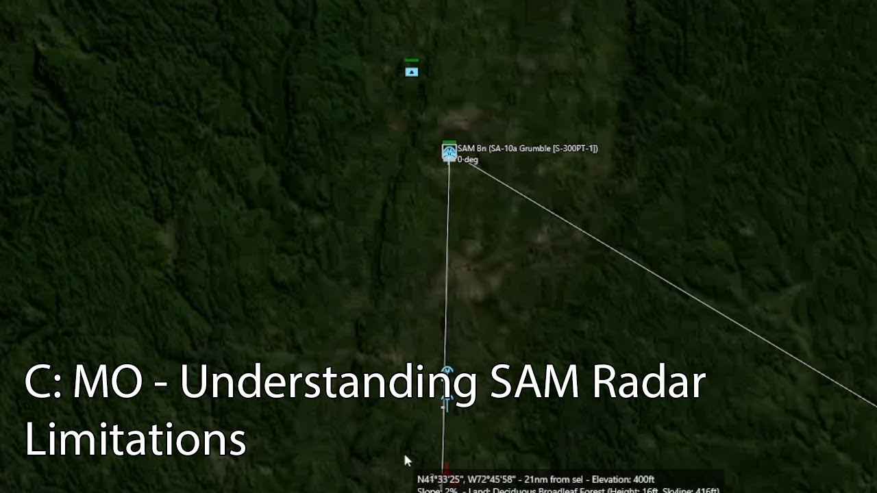 C: MO - Understanding SAM Radar Limitations
