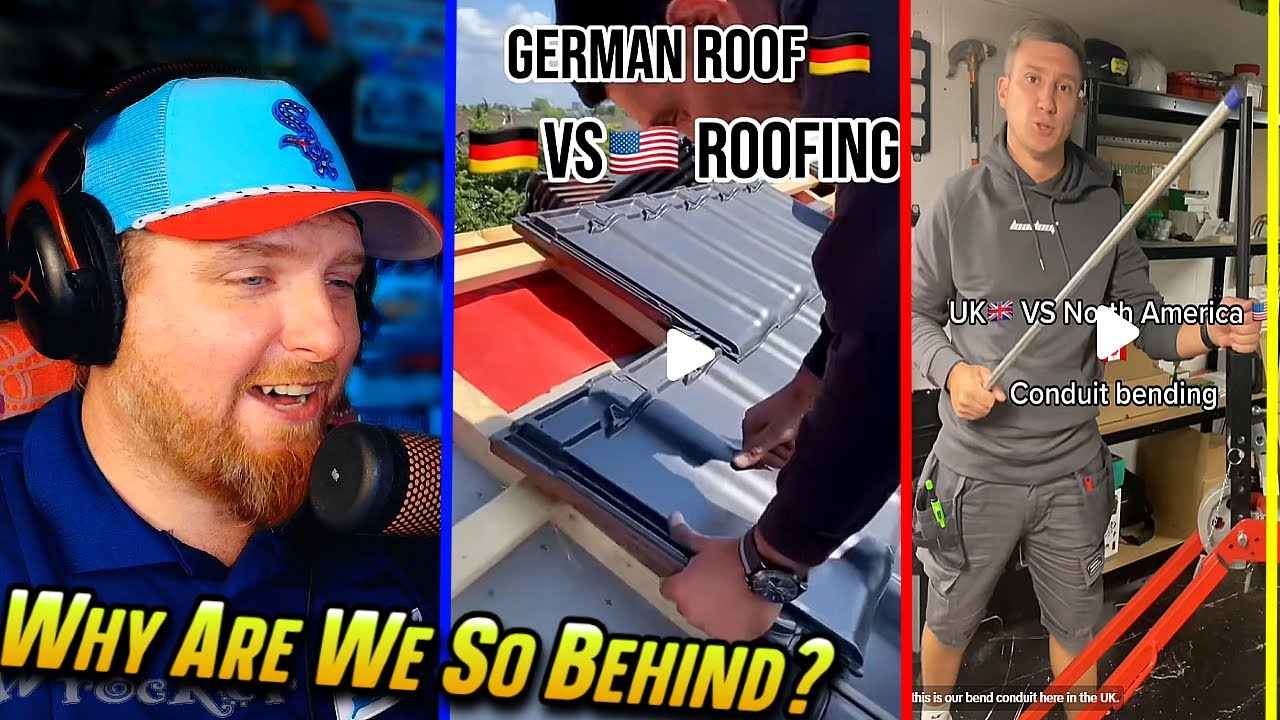 26 Minutes of American VS European Construction, Trades, Homes... 🔨