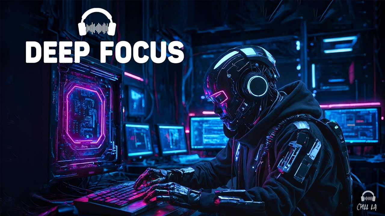 Ночная музыка для работы — Deep Focus — Атмосфера Chillstep, Wave, Future Garage