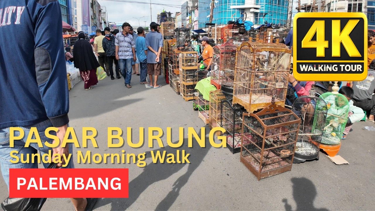 Authentic Sunday Morning in Palembang, Indonesia