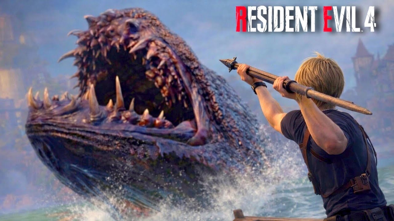 THE LAKE MONSTER TRIED TO KILL ME | RESIDENT EVIL 4 #3