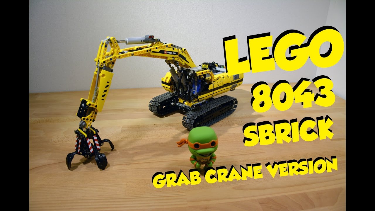 LEGO 8043 Grab Crane Version  / SBrick