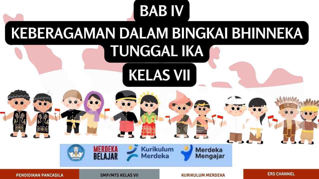 KEBERAGAMAN DALAM BINGKAI BHINEKA TUNGGAL IKA| BAB 4|PENDIDIKAN PANCASILA KELAS 7| KURIKULUM MERDEKA