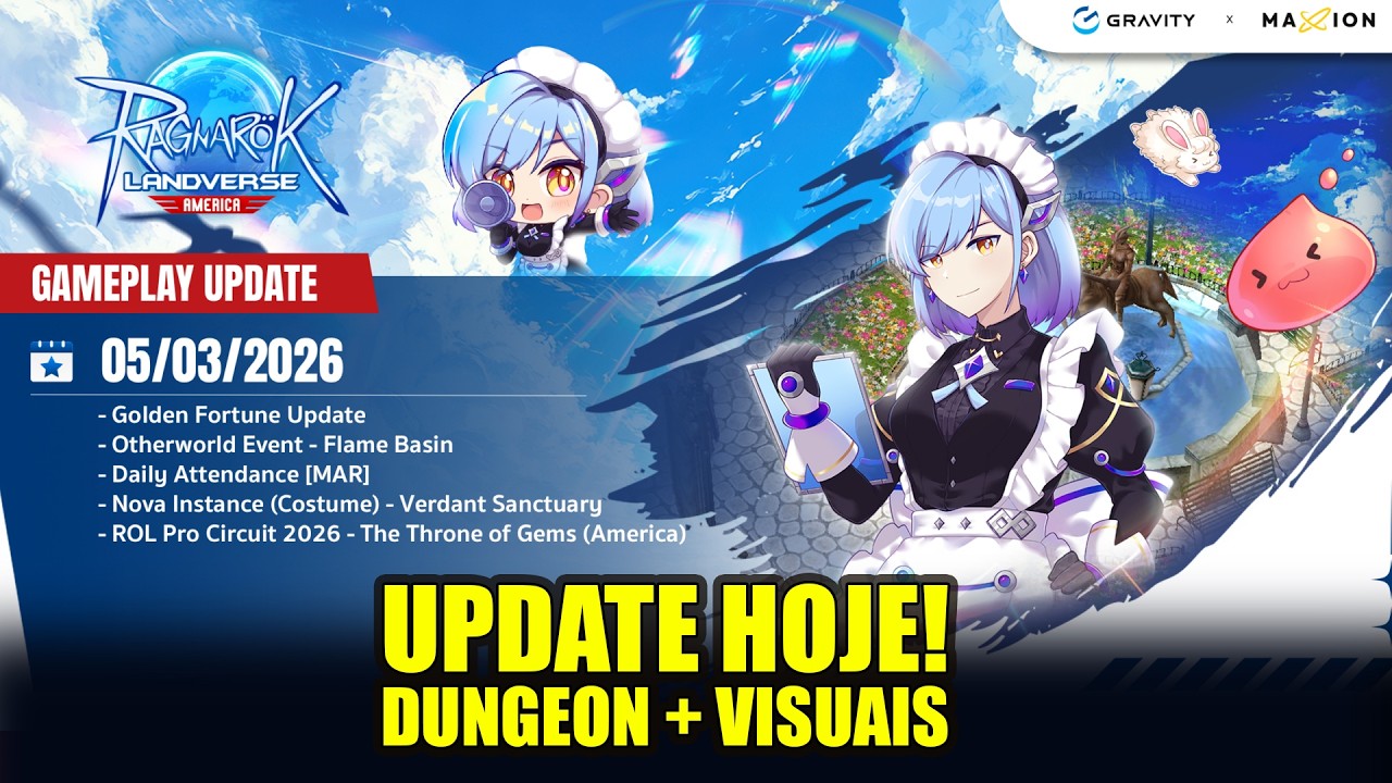 Nova Dungeon Flame Basin, Visuais e Golden Fortune! Atualização Landverse