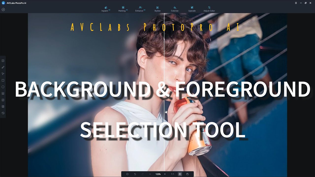 How to Use Foreground and Background Selection Tools In PhotoPro AI for Beginners