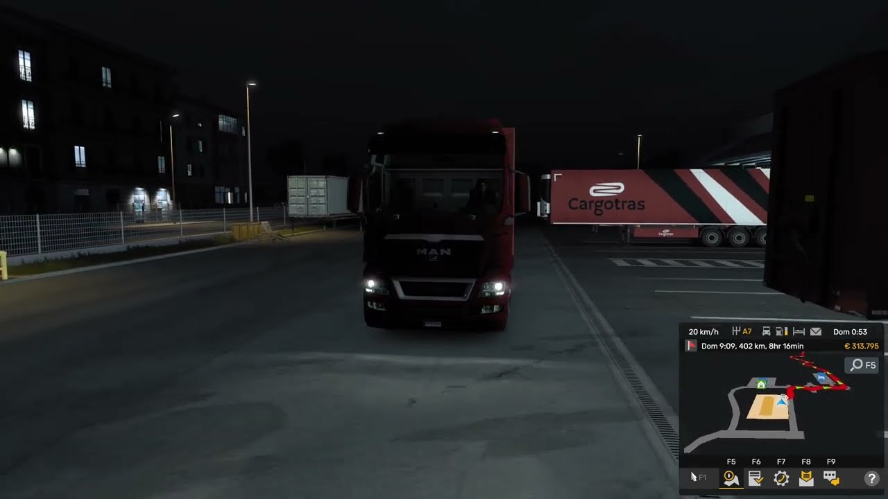 ETS2: entrega Polvo Congelado entre Olbia até Bastia (Itália)