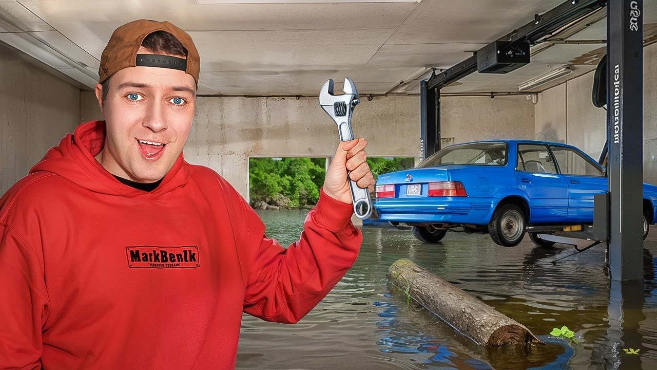 I visited a completely flooded car garage!