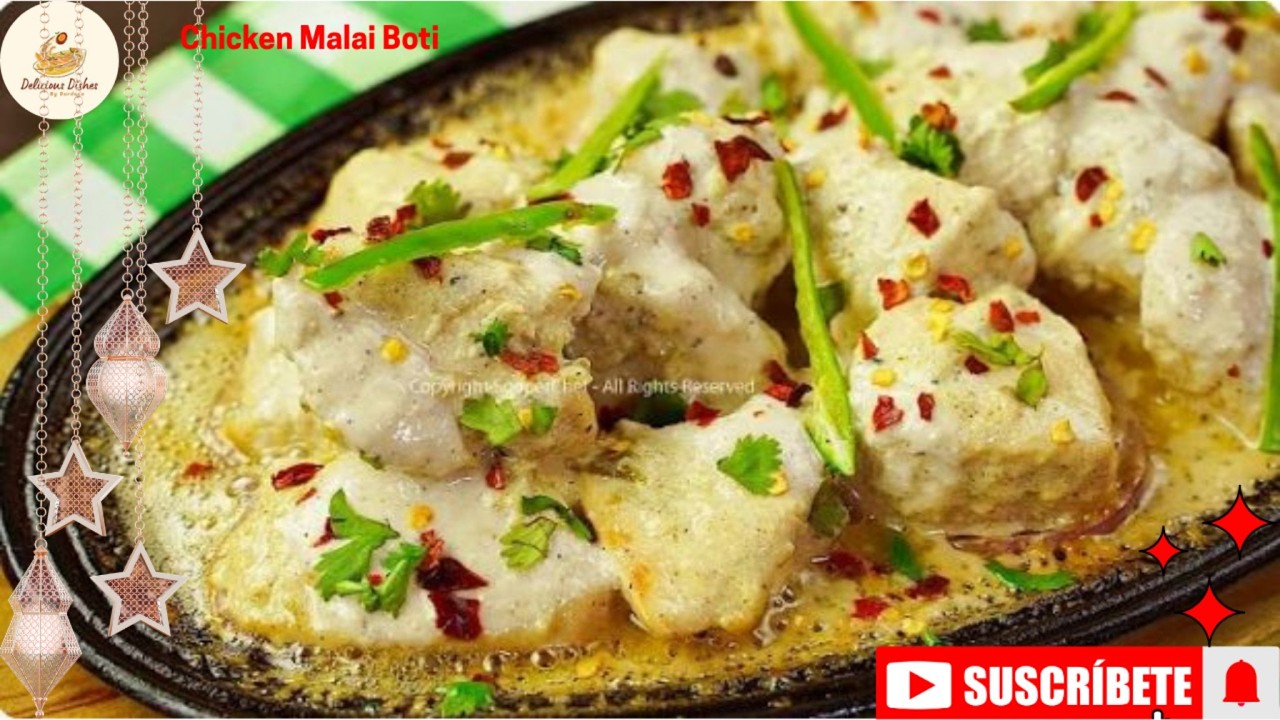 Special Creamy Chicken Malai Boti Recipe || Bbq Recipes
