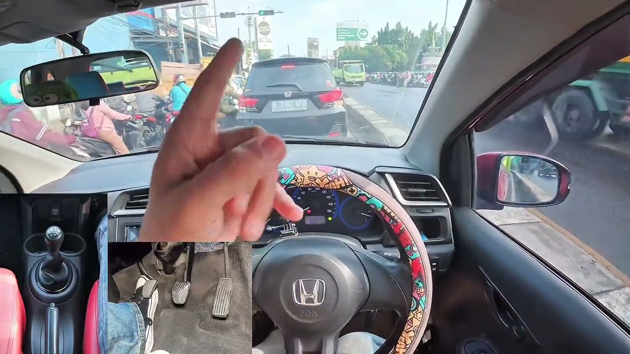 MACET POOLLL ‼️ Tutorial mobil manual stop and go macet merayap setengah kopling