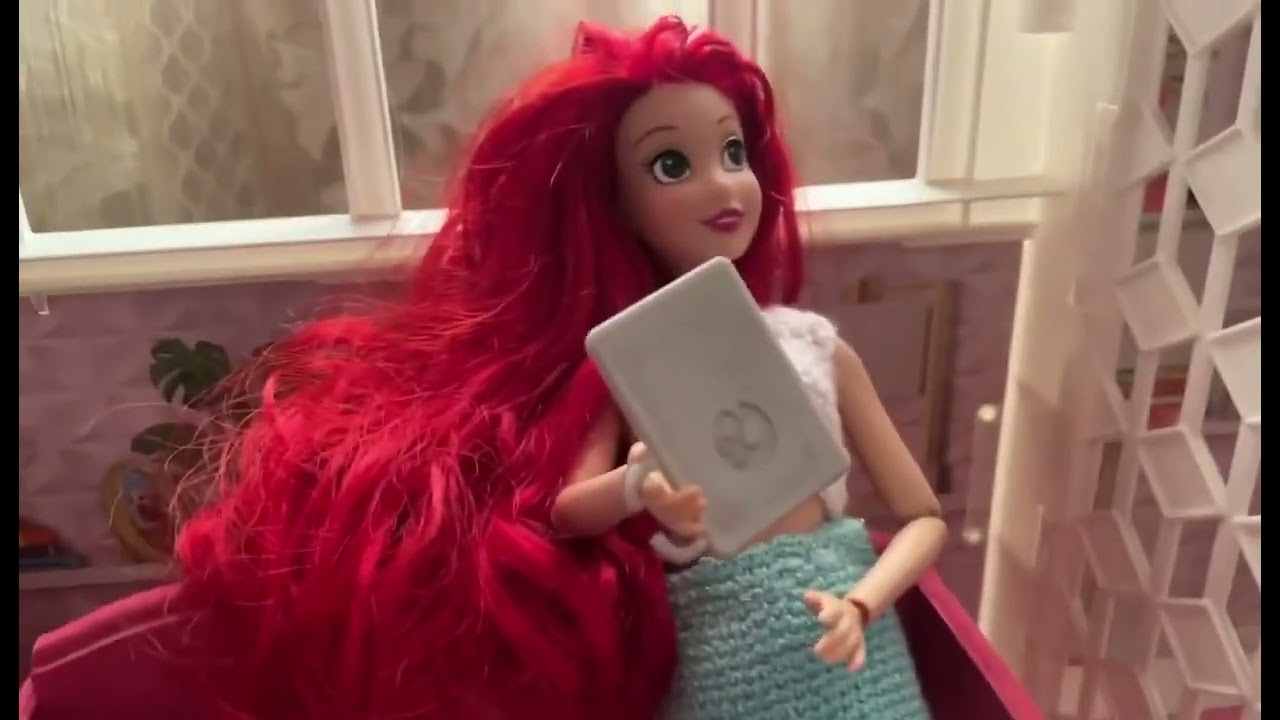 Disney Ariel- Belle visits #dolls #toys #barbie #disney