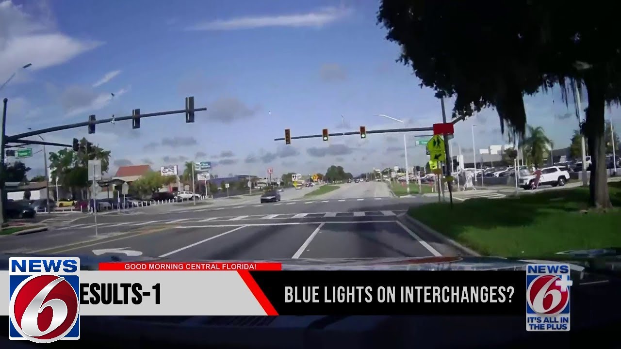 Blue lights on top of traffic signals? Here’s what they mean
