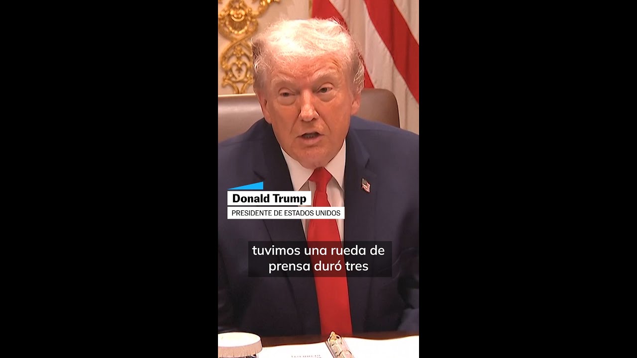 DONALD TRUMP "fue un poco aburrido pero no me dormí" 