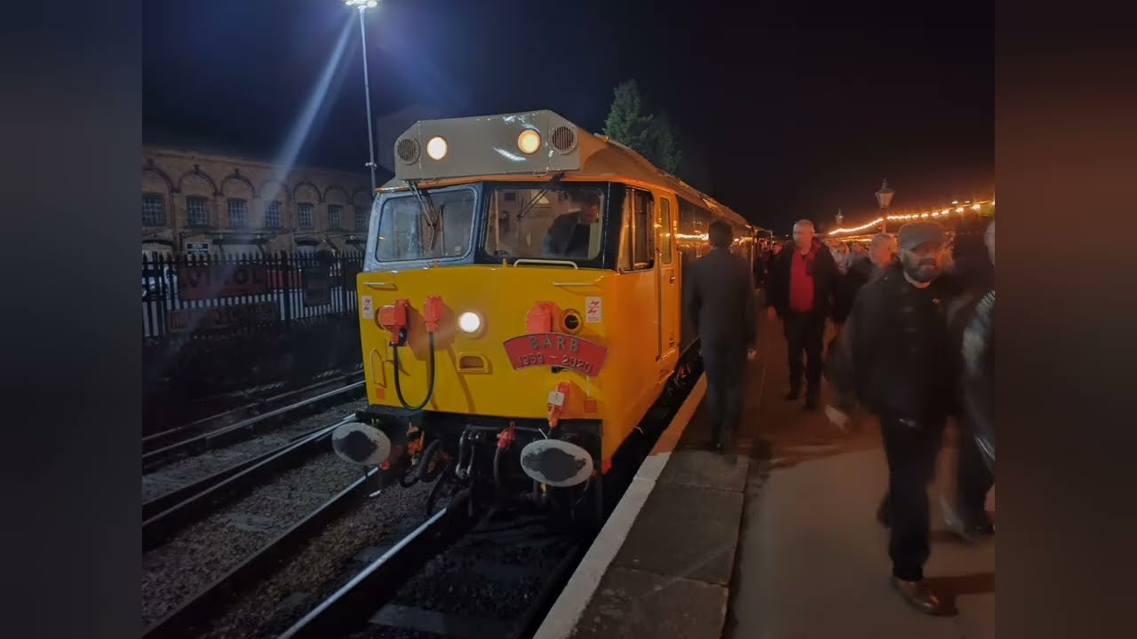 50033 glorious through Bewdley tunnel plus a few night shots at Kidderminster