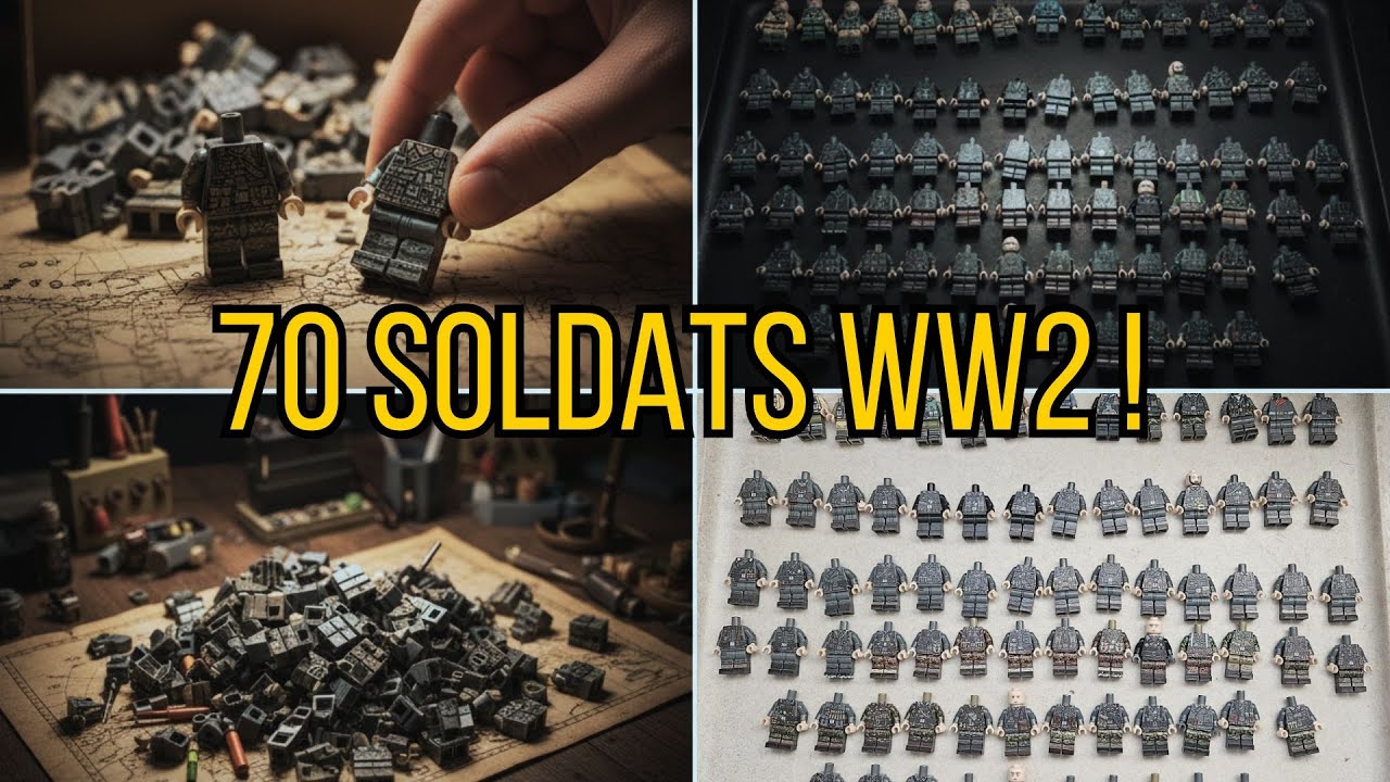 Unboxing 70 soldats WW2 Customs
