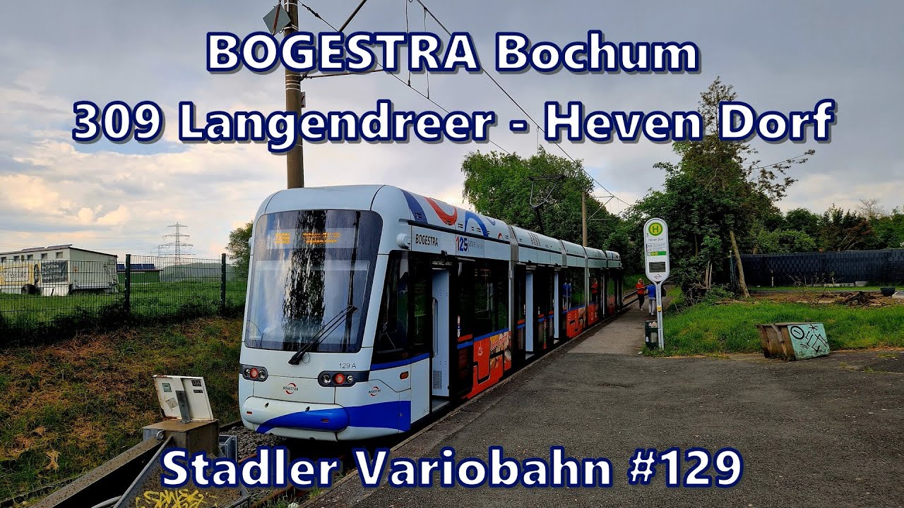 BOGESTRA Bochum - Linie 309, Stadler Variobahn #129